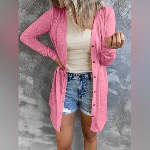 Lightweight Button-Down Cardigan